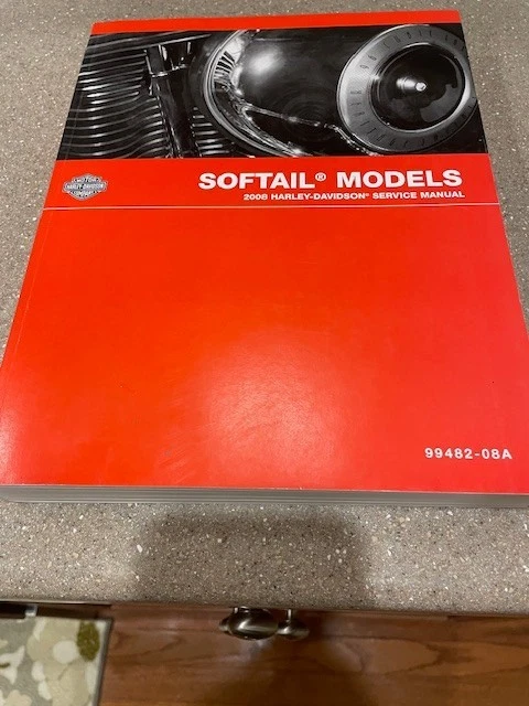 Harley Davidson manual de servicio de fábrica para Softails 2008 - usada Foto 1 de 3