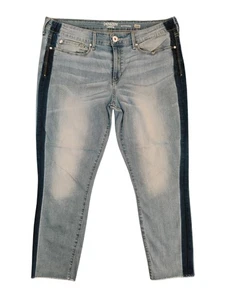 Denizen Levis Jeans Damen W33 helle Waschung Boyfriend ausgefranster Saum distressed Denim - Bild 1 von 13