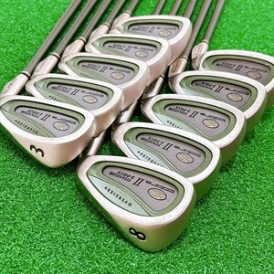 Cobra II TITANIUM 3-PIECE OVERSIZE+ Iron Set 10pcs 3-9,P,G,S Flex-R Rare - Picture 1 of 23