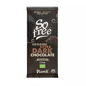 Barra de chocolate Plamil orgánica extra oscura tan libre 87% cacao 80 g - Imagen 1 de 1