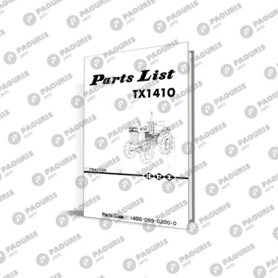 Iseki TX1410 manual de piezas - catálogo Foto 1 de 2
