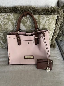 Cartera y tarjetero Andrew Marc de cuero rosa rubor-nuevo con etiquetas - Imagen 1 de 10