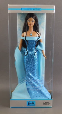 NIB 2002 Barbie December Blue Turquoise Birthstone Collection Doll & Box NEW - Image 1 of 4