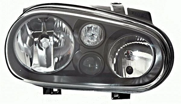 TYC Headlight Set Black For VW Golf Mk3 Mk4 97-06 - Imagem 1 de 1