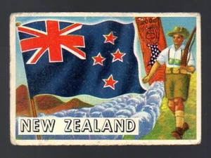 Flags of the World Card # 68 - TOPPS (1956) - New Zealand - Picture 1 of 2