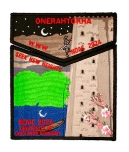 NEU OA LODGE! ONERAHTOKHA 297 BSA SHENANDOAH 2024 NOAC NINJA TEMPLE 2-PATCH SET! - Bild 1 von 2