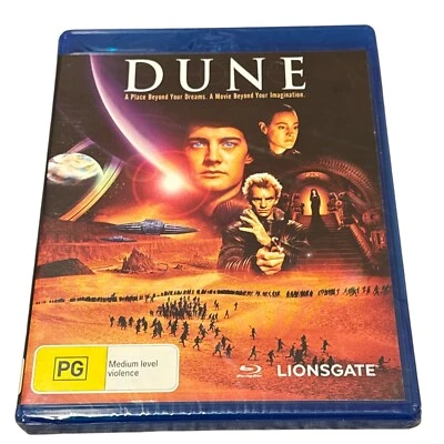 Dune (1984) Blu Ray - Región ABC - Nuevo/Sellado - David Lynch - Clásico de Ciencia Ficción Foto 1 de 2