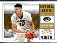 2018  Panini Contenders Draft Picks Game Day Ticket #5 Michael Porter Jr. RC