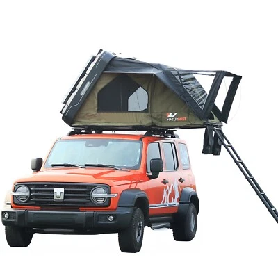 Tienda de campaña Naturnest ABS rígida para techo SUV Jeep con claraboya Foto 1 de 4