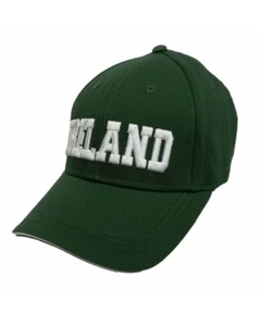 Classic 3D Ireland Baseball Cap - Green - Picture 1 of 3