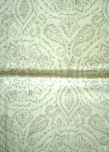 Various Size Paisley Damask Gray Color Vinyl Flannel Backed Tablecloth by Elrene