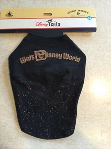 Disney Parks Disney Tails Dog Spirit Jersey T-Shirt Black Belle Bronze XS - Picture 1 of 3