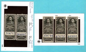 Canada-Revenu Stamps: $1 to $10, Ref# FWM-67 to 71, mint-NH..Est:$85 - Imagen 1 de 1
