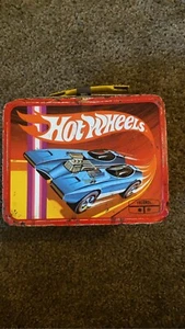 Vintage Hot Wheels Lunch Box 1969 Rough No Thermos - Picture 1 of 5