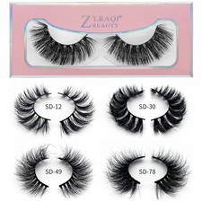 3D Mink Soft Lashes Natürliche long Wimpern Volumen Fake Lashes Extension
