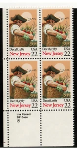 Scott 2338 22¢ New Jersey Statehood MNH Free Shipping - Picture 1 of 1