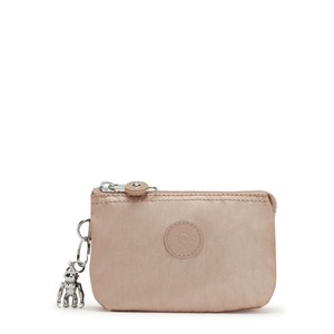 Kipling Creativity Small Metallic Pouch Rose Gold Metallic
