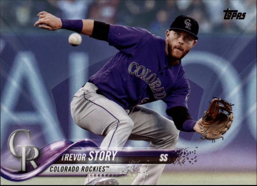 2018 Topps Father's Day Blue #230 Trevor Story 23/50 ROCKIES - Image 1 of 1