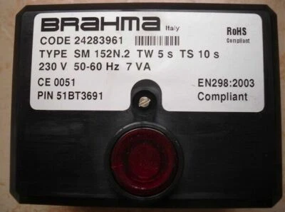 1pcs New BRAHMA Control Box SM152N.2 for burner controller - Image 1 of 4