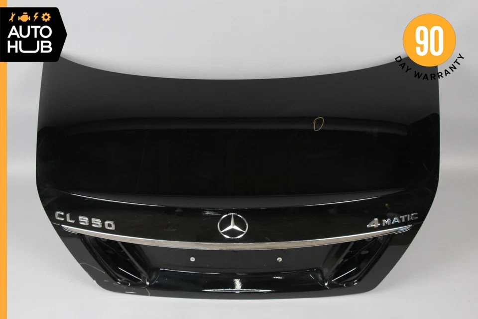 11-14 Mercedes W216 CL550 CL63 AMG CL600 Trunk Lid Panel Assembly Black OEM 74k - Image 1 of 4