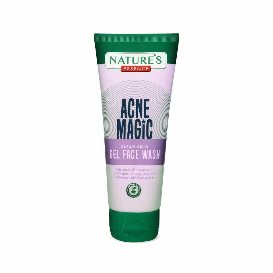 Nature's Essence Acne Magic clear skin gel face wash 65ml, - Image 1 of 3