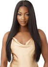 Outre - 5x5 Lace Closure Wig - Human Hair Blend - Yaki Straight 26" (DR4/Honey B