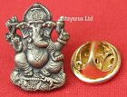 Ganesha Lapel Hat Tie Pin Badge Ganesa Ganapati Ganesh Pillaiyar Hindu Brooch