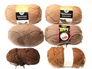 Menge 6 Knäuel Häkeln/Afghanisches Garn/Stricken/Handwerk 1,5 Pfund 916+ Yards - Bild 1 von 4