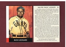 #26 WALTER F. BUCK LEONARD, Homestead Grays| Eclipse Stars of the Negro Leagues