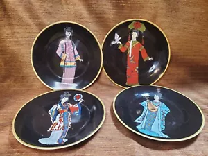 2008 4 ORIENTAL PLATES FORMAL DRESS GIRLS EXCELLENT CONDITION - Picture 1 of 6
