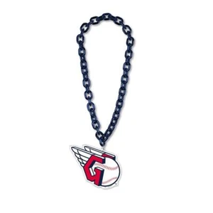 Cleveland Guardians Big Chain Fan Necklace with Foam Logo [NEW] MLB Game - Picture 1 of 1