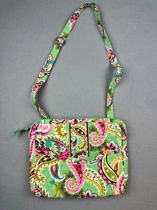 Vera Bradley Tutti Frutti Umhängetasche grün Laptop Tablet Pad Hipster Crossbody - Bild 1 von 8