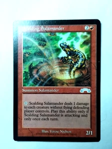 MTG Scalding Salamander Exodus 100/143 Regular Uncommon - Uncirculated - Picture 1 of 3