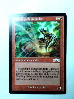 MTG Scalding Salamander Exodus 100/143 Regular Uncommon - Uncirculated - Image 1 of 3