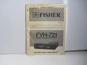 Fisher FVH-721 Original Servicehandbuch - Bild 1 von 2