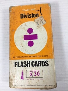 Caja de tarjetas flash de división de colección de McGraw-Hill con hojas de prueba escuela en casa - Imagen 1 de 6