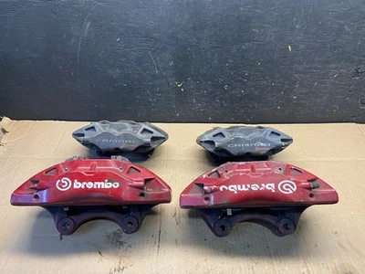 2016 2024 Chevrolet Camaro SS Brembo Brake Calipers 4 Piston Front Rear P2125 - Image 1 of 4