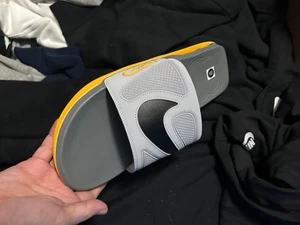 Sandalias Nike Air Max Cirro Slides Gris Negro Goma DC1460 001 Hombres Talla 13 Nuevas Raras - Imagen 1 de 5