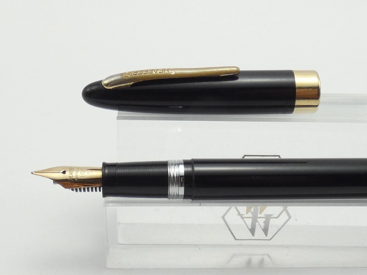 Sheaffer 300 Füllfederhalter – Chrom Glänzend Grau, Mittlere Spitze, Mit Konverter & Geschenkbox