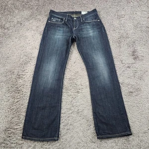 Pantalones de mezclilla G Star Raw para mujer 27 3301 sueltos rectos lavados oscuros 100 % algodón 28x28 - Imagen 1 de 13