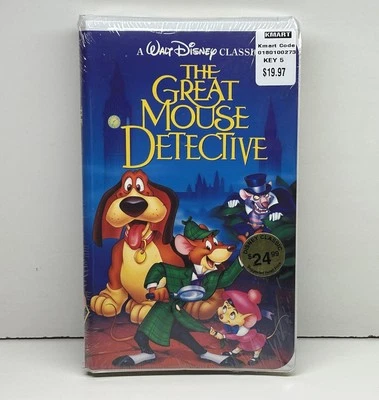 New & Sealed! Disney Great Mouse Detective Black Diamond Classic VHS Video Tape - Image 1 of 4