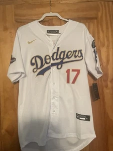 Neu mit Etikett La Dodgers #17 Shohei Ohtani 2024 WS AND FERNANDO PATCH TRIKOT, Größe: LGE - Bild 1 von 16