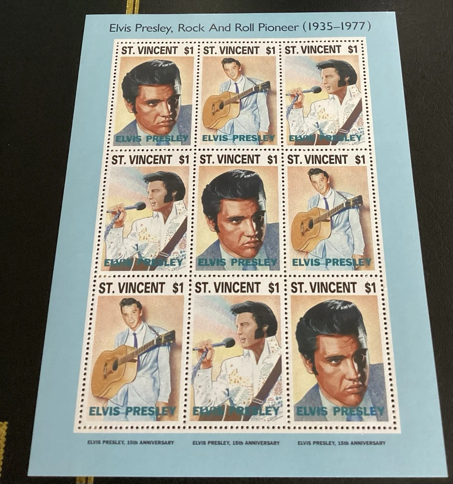 ST VINCENT SCOTT# 1767A MNH Elvis Presley Rock And Roll Pioneer (1935-1977) Foto 1 de 2