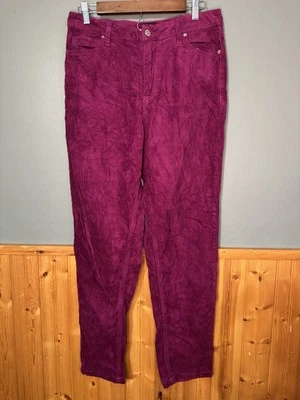 BDG Urban Outfitters Berry Purple High Rise Mom Corduroy Pants Size 29 - Image 1 of 4