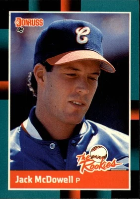 1988 Donruss Rookies Baseball Trading Card #40 Jack McDowell - Image 1 of 2