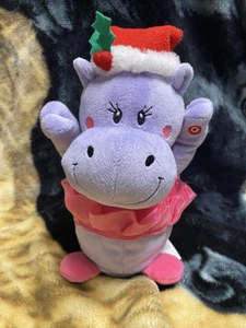 Gemmy 15 Zoll Tanzendes Nilpferd Plüsch I Want a Hippopotamus für Weihnachten Musikspielzeug - Bild 1 von 5