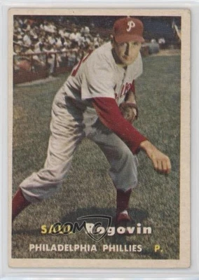 1957 Topps Saul Rogovin #129 - Image 1 of 2