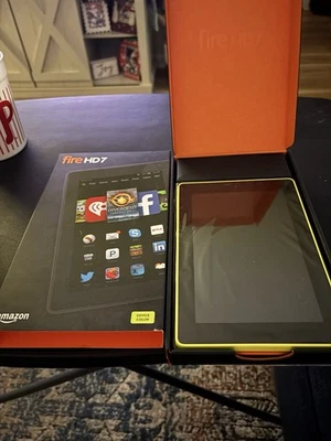 Amazon Fire HD 7 Tablet - 8 GB, Wi-Fi, 8 in - Yellow - Image 1 of 3