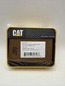 CAT Caterpillar Herren Leder Dreifachfaltung Geldbörse RFID Schild Geldbörse - Bild 1 von 9