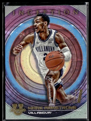 2022-23 Bowman University Inception #62 Mark Armstrong Basketball Card 0101S - Image 1 of 2